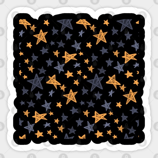 Stars, Stars, Stars --- Nothing else Sticker by Eskitus Fashion